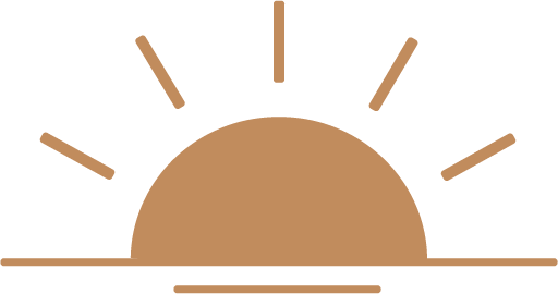 Gold sun logo placeholder